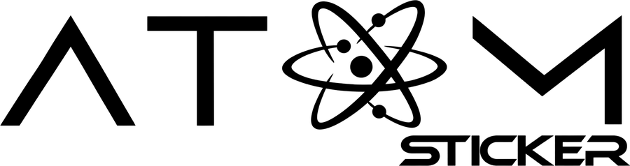 Atom Sticker