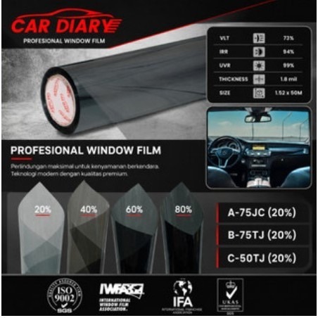 Car Diary Kaca Film Type A 50mtr